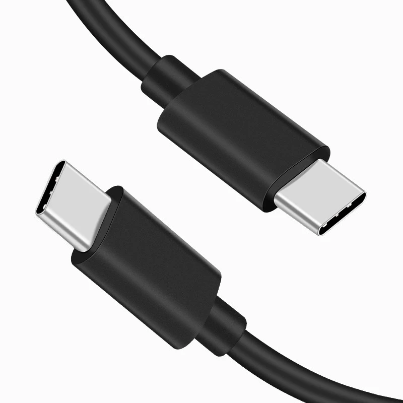 Typec To Typec Usb Cable 1m 2m Pvc/tpe 100w Data Line Cable Usb