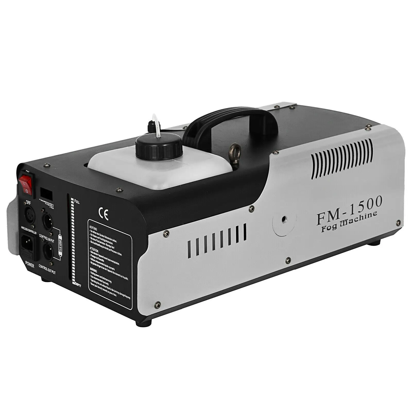 1500w Smoke Fog Machine 9 Led Lights Remote Control Fogger For Ceremony