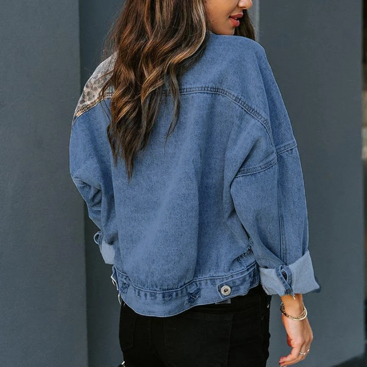 Hot Selling Fashion Clothing Women Tops 2021 Jean Denim Womens Jacket And Coats