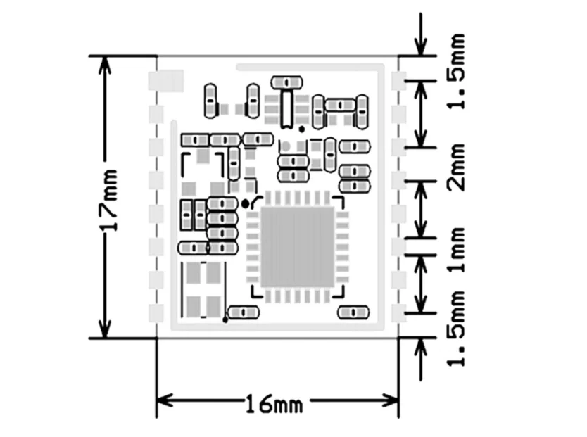 Sx1276 Lora Ra-01h Ra-01 Wifi Spread Spectrum Wireless Communication ...