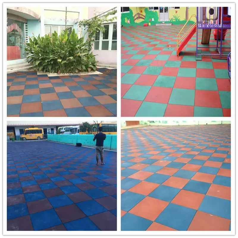 Aidong Factory Cheap Used Playground Tiles Rubber Mats For Outdoor