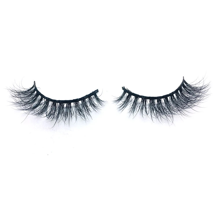 Natural False Eyelash 3D Hand-made Private Label Mink Eyelashes 3D Silk Lashes