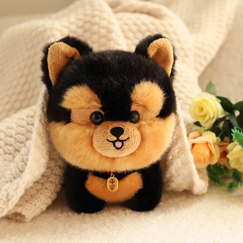 CustomPlushMaker offers wholesale 20cm plush puppy toys, featuring husky and corgi cloth dolls that simulate real animals：cute plushies