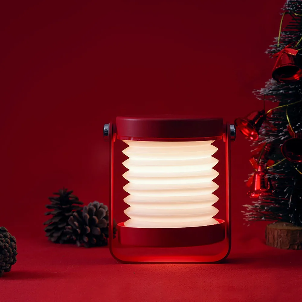 Chinese Red Lantern Shape Christmas Decoration Gitf Lantern Lighting Night Lamp For Bedroom