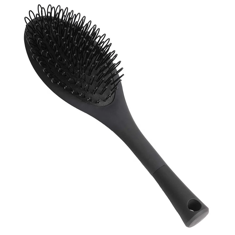 Black Loop Brush Salon Professional Grade With Matted Black And ...