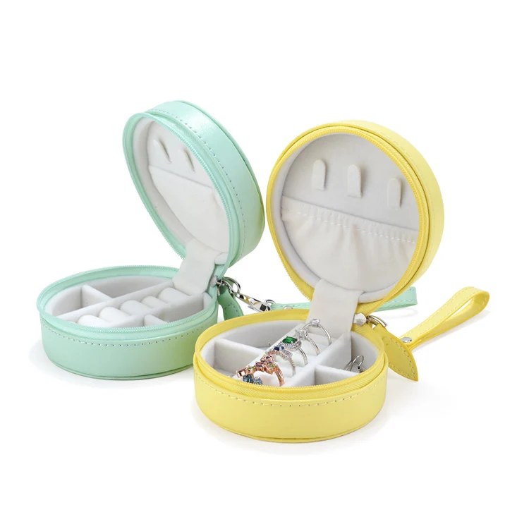 Pu Leather Travel Jewelry Box Set Jewelry Case Buy Makeup Cosmetic