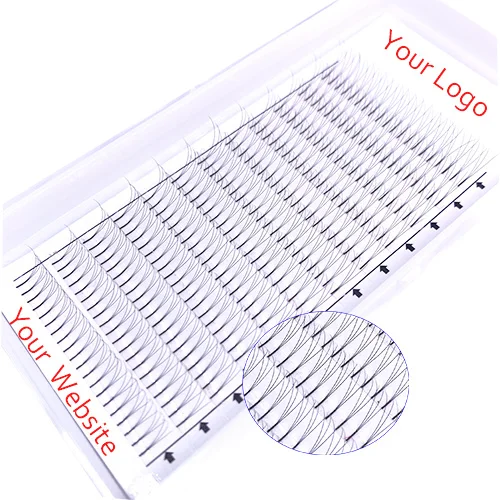

Volume eyelash extensions,1 Tray, Natural black