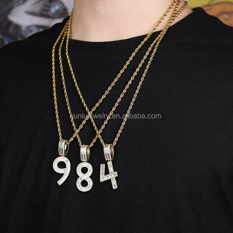 Cubic Zirconia Hip Hop Jewelry Gift 