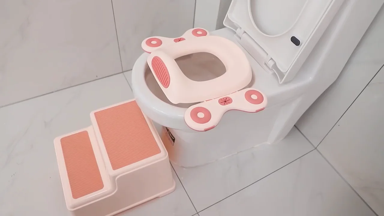 Car Shape Baby Folding Potty Seat Toliet Potty Training Foldable Kids