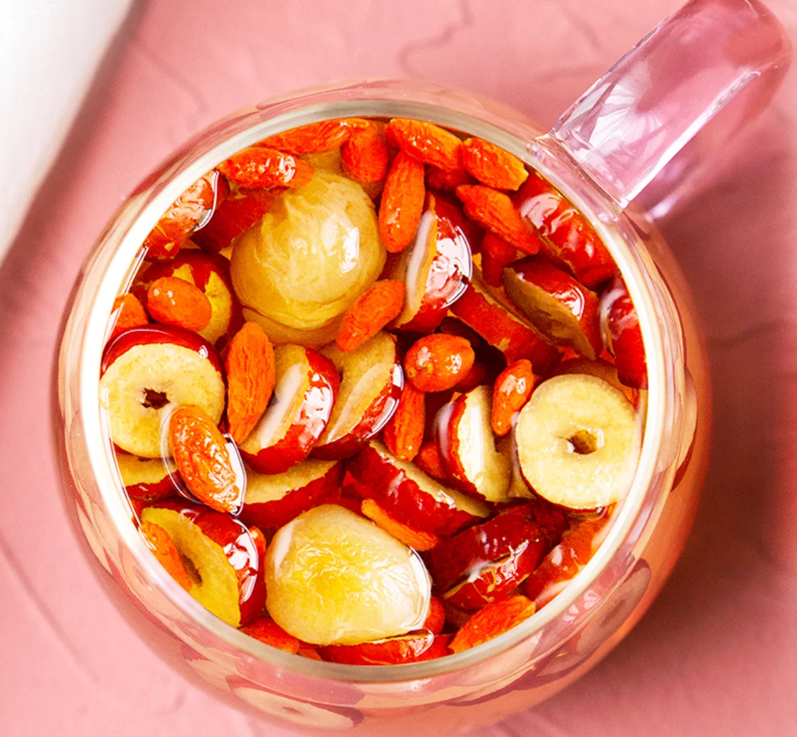 Chinese traditional healthy red rose bud, chrysanthemum, red goji berry , jujube mixed flower tea - 4uTea | 4uTea.com