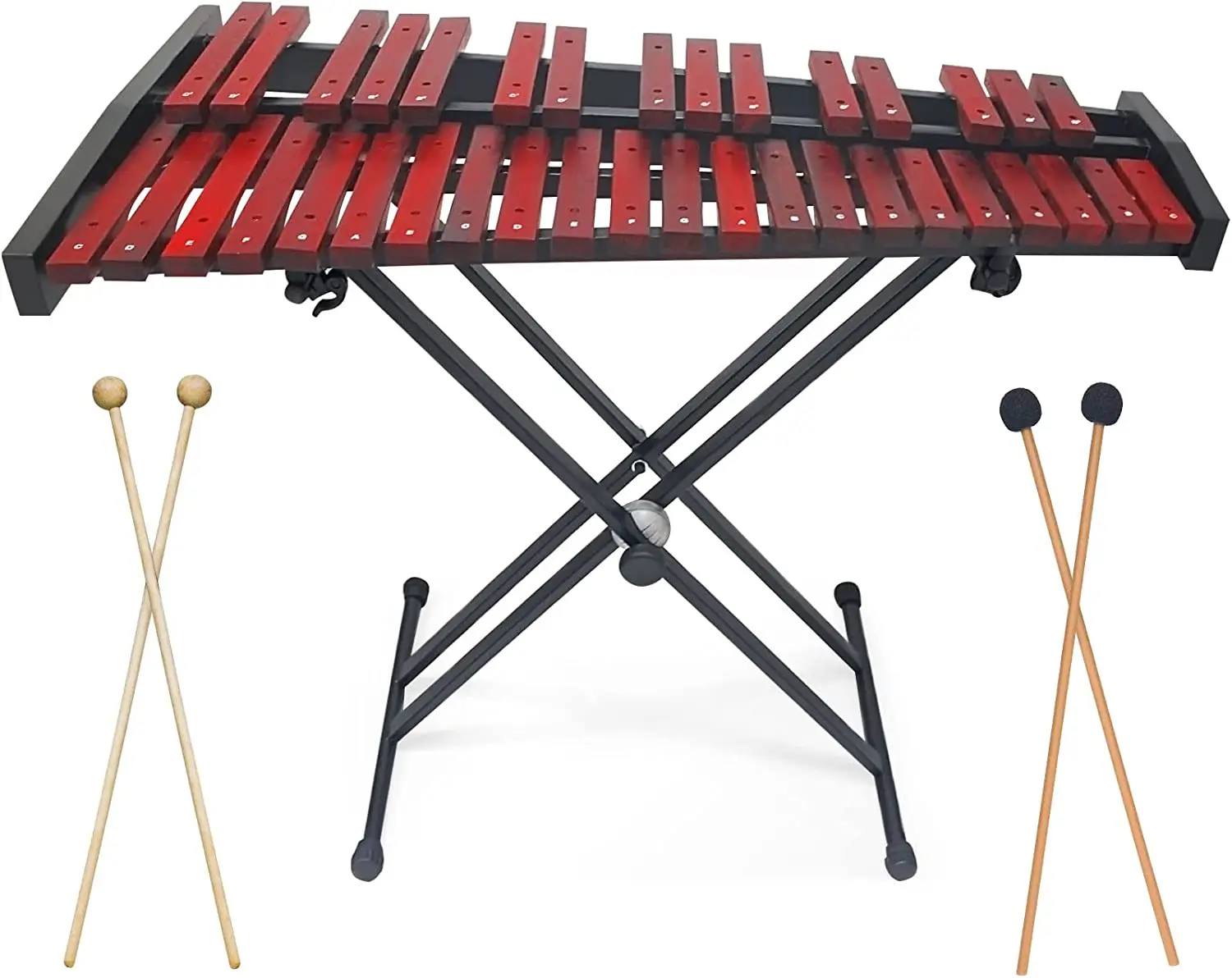 2023 Montessori 37 Keys Professional Percussion Marimba Wood Bar Marimba Musical Instrument 3671