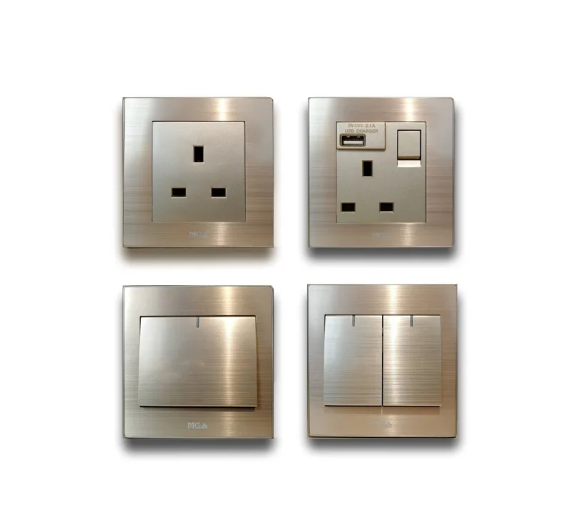Modern Light Wall Power Switches With Led For Home Buy Electric Wall