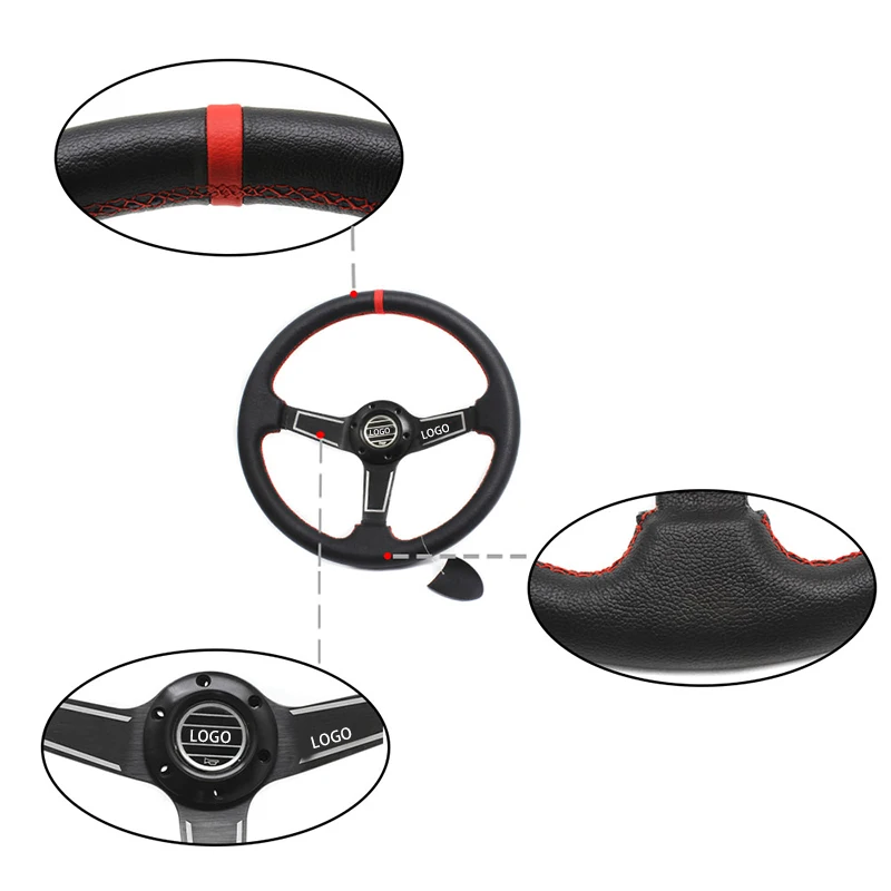 Auto Parts 14inch Jdm Racing Culture Jdm Car Racing Steering Wheel