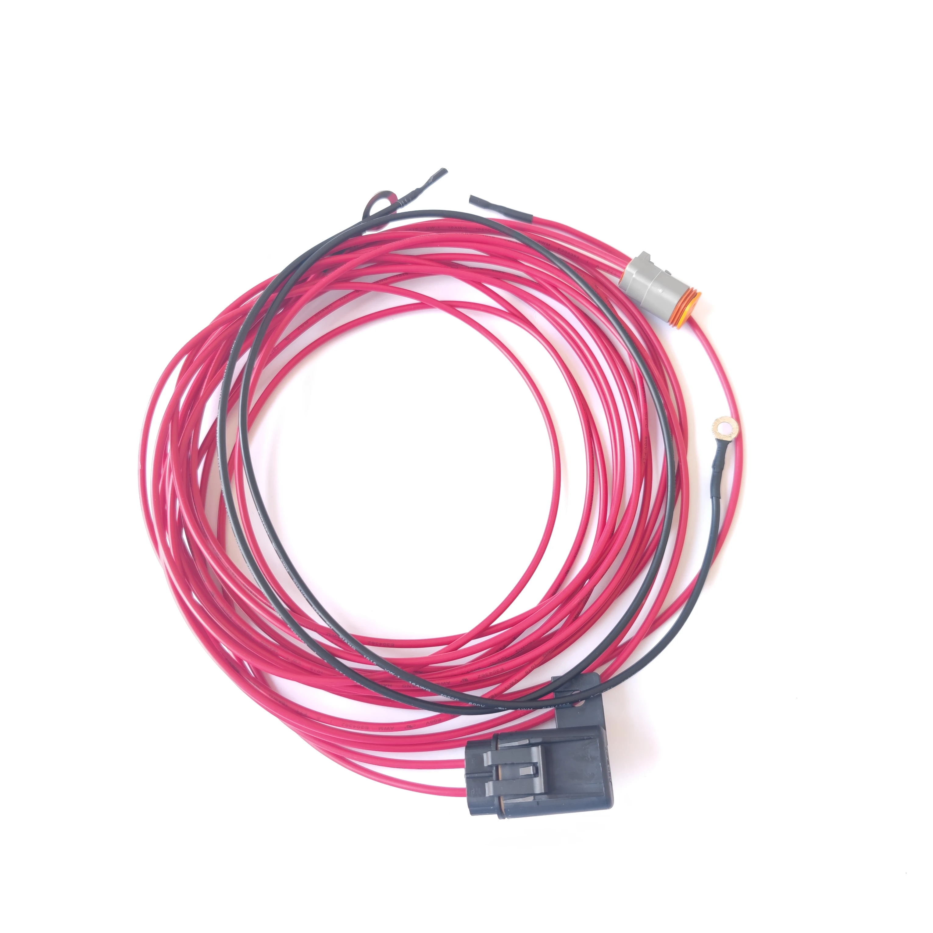 Custom Battery Wire Harness With Dt Deutsch 2 Pin Female Connector Dt06