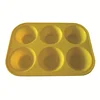 DIY baking form no stick 6 cavity Muffin silicone cake mold for cake making