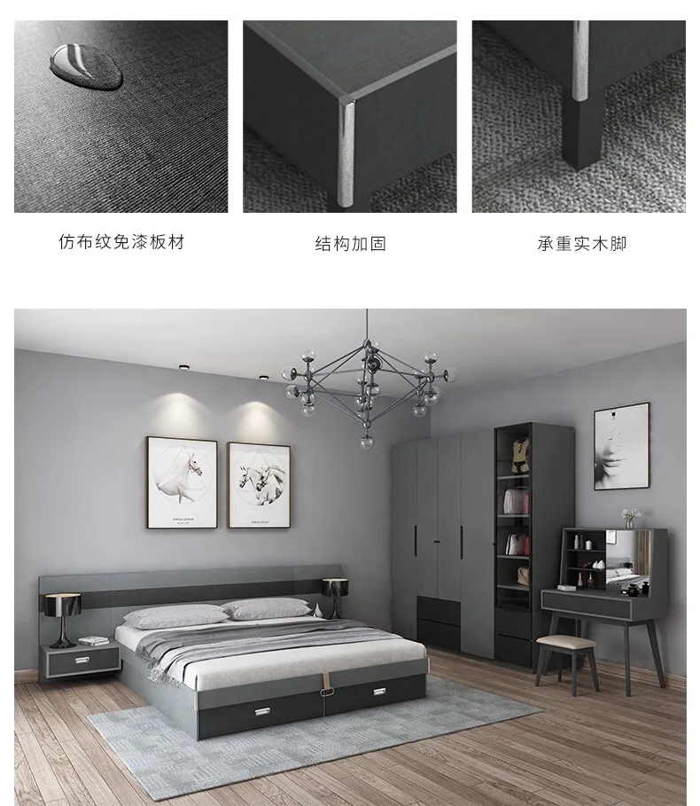 Modern Hinged Storage Bed King Hydraulic Storage Bed Buy Hydraulic