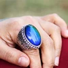 Worth to Buy Antique Jewelry Mens Mood Rings with Safe Antique Silver Plating