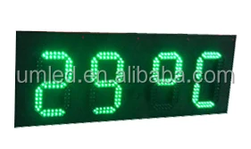Digital Large Temperature LED Display Sign - Um-temp103