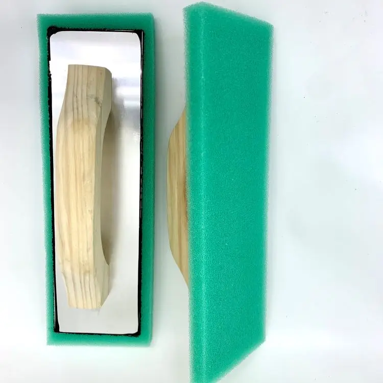 4x12" 5x12" Green Sponge Eva Rubber Foam Trowel Float Plastering Trowel For Construction Use