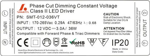 12v triac dimmable led trafo 32w 36w dimmable led driver