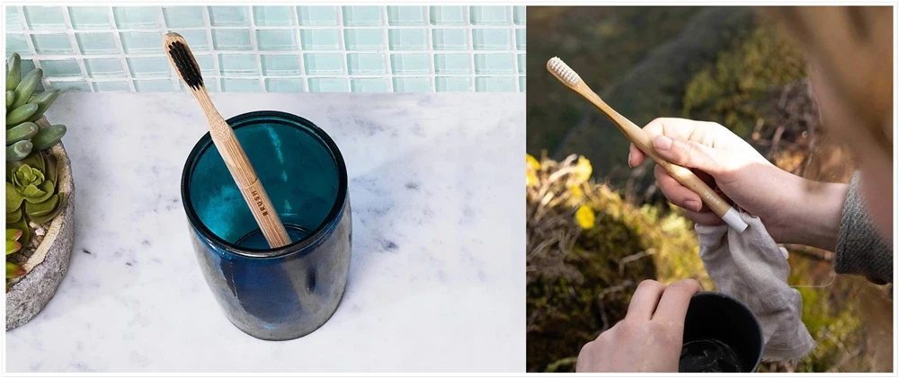 Wholesale custom eco natural rainbow toothbrush bamboo high quality