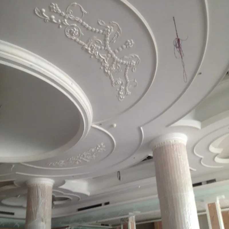 acoustic decorative grg gypsum ceiling tile/ light weight ceiling