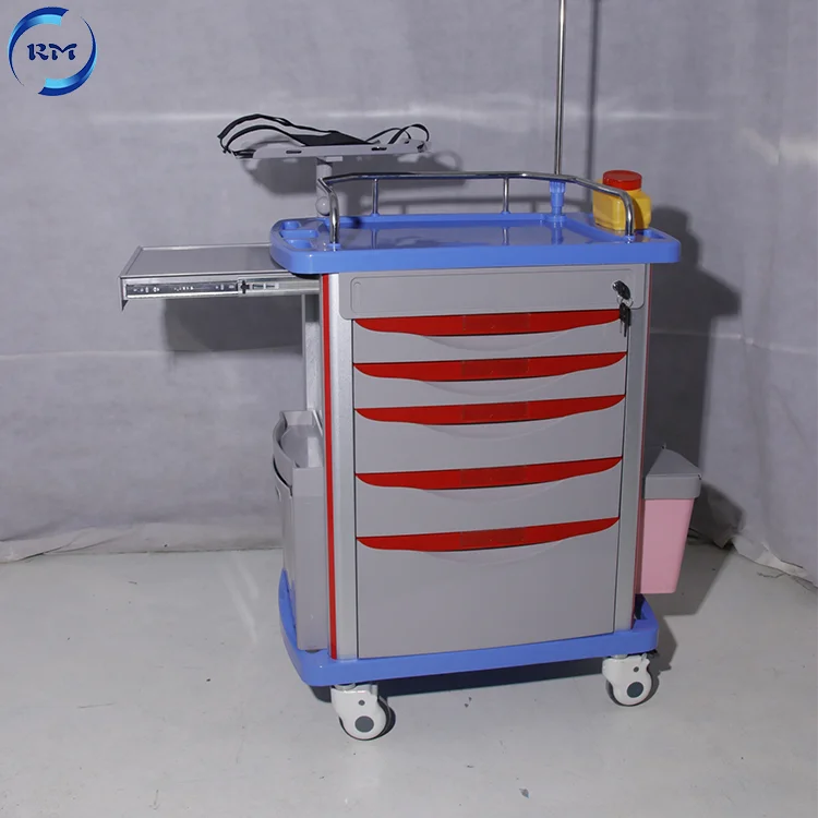 Medical Emergency Trolley Medical Cart Trolley Abs Medical Trolley ...