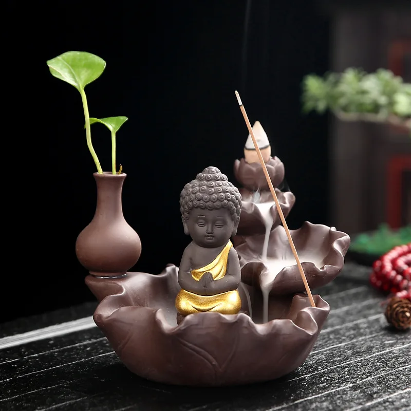 Concrete Incense Burner Portable Lighter Tower Backflow Indian Ramadan