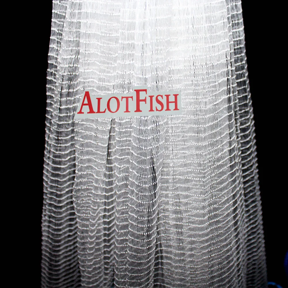 Alotfish 8ft 1/4'sq Lead Chain Cast Net Throwing Bottom Pocket Cast Net