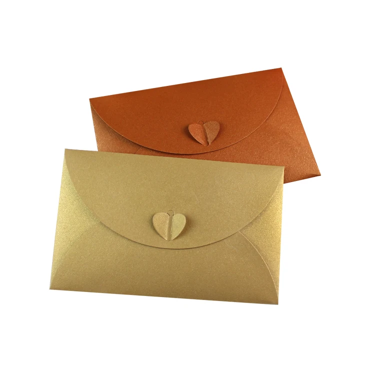 海军蓝色彩色信封定制印刷收据卡包装纸信封与箔金冲压