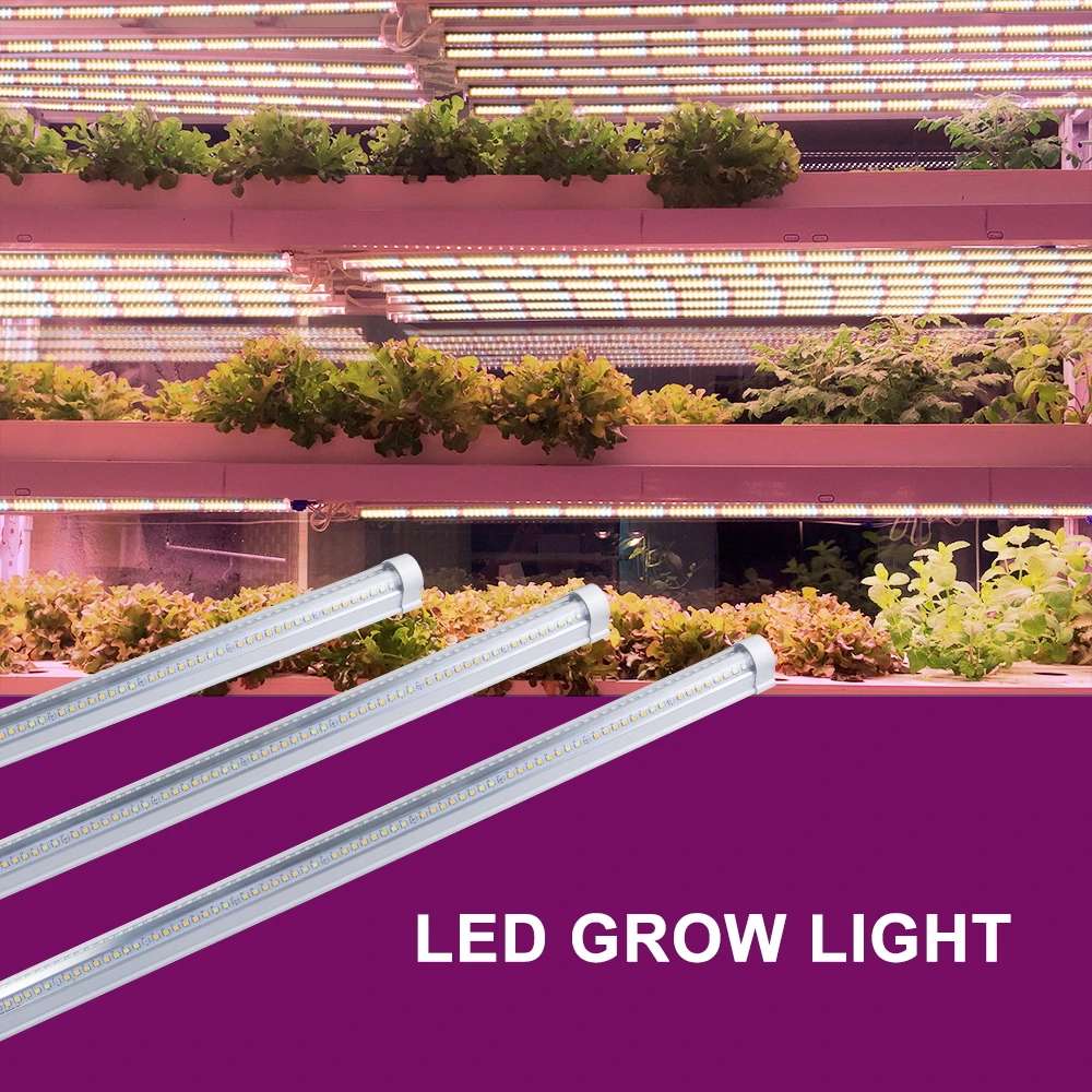 Full spectrum 4ft 120cm 36W led grow lights replace T5 tube for garden greenhouse