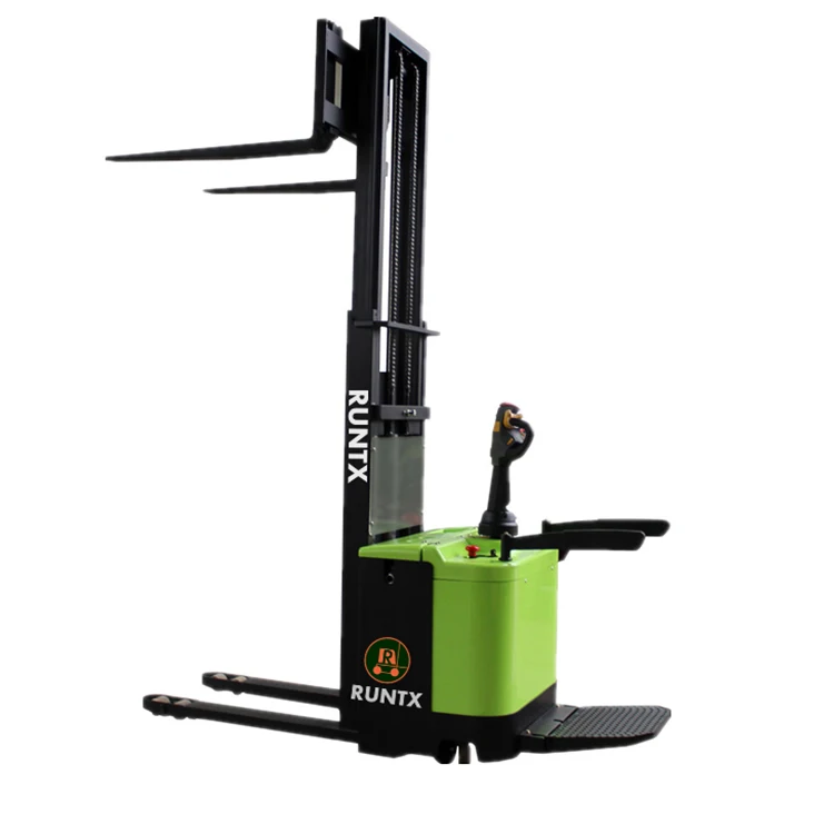 small electric pallet truck , 1.5 ton straddle forklift stacker