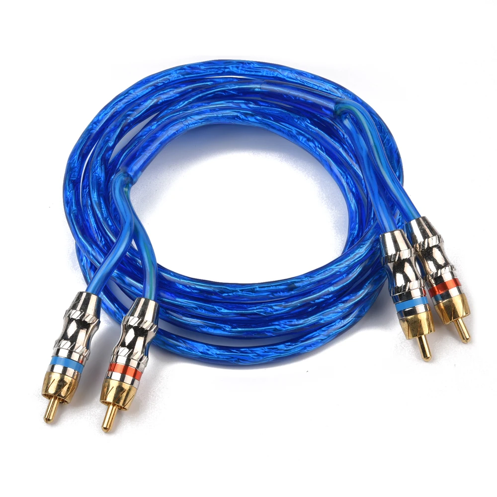 Psr10 High Quality Car Audio Cable Gold Plating 2 Rca Male To 2 Rca Male Audio Rca Cable Buy