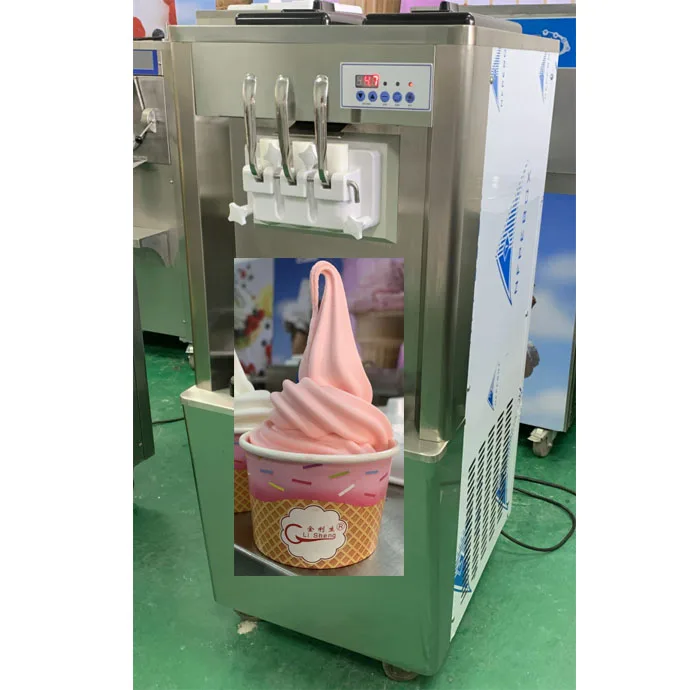 Commercial Stainless Steel Ice Cream Fruit Hard Ice Cream Mixer Blender