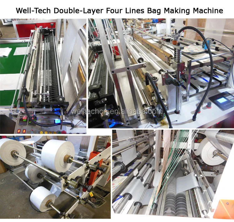 Plastic Pe Ldpe Hdpe Bags Bottom Sealing Cutting Machine Polythene