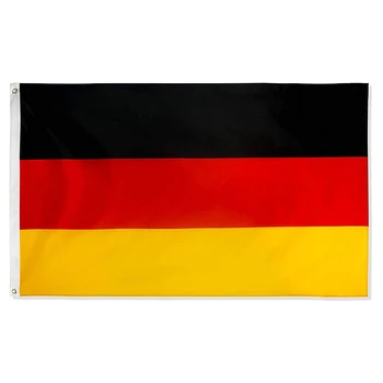 Custom Made Germany Flag 3x5ft 90x150cm Banner Polyester Flying Country ...