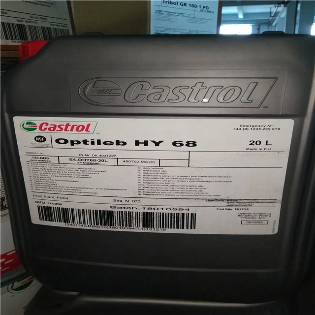 Optileb Hy 68 Castrol Minyak Hidrolik Minyak Food Ulis Food Grade Buy Castrol Pelumas Oli Hidrolik Food Grade Minyak Product On Alibaba Com