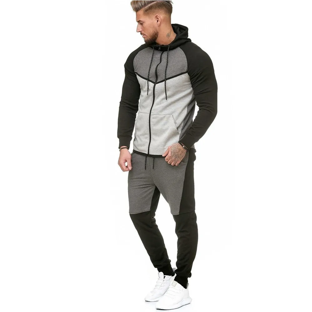 black jogger sweatsuit