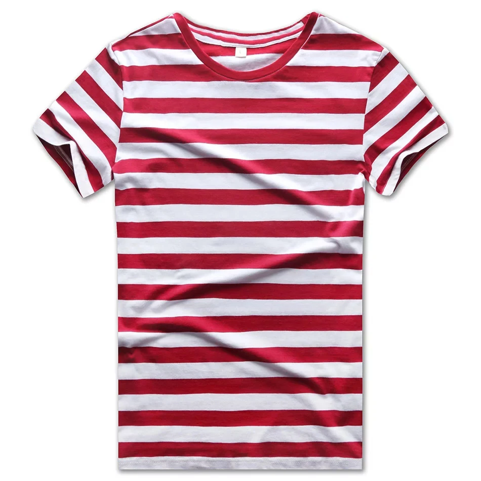 Oem Custom Design 100 Cotton Jersey Street Style Men Yarn Dyed Stripe T Shirt Buy Men Striped T Shirt Striped Patchowrk T Shirt Blank Striped T Shirts Product On Alibaba Com