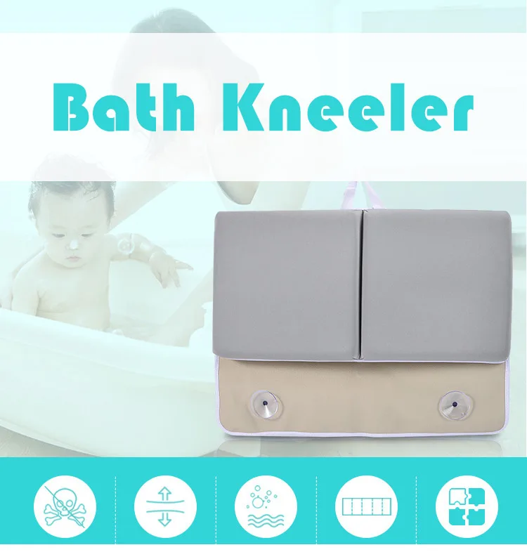 Custom Ultrasoft Memory Foam Baby Bath Kneeler With Elbow Rest Pad Set For Bathtime Buy Bath