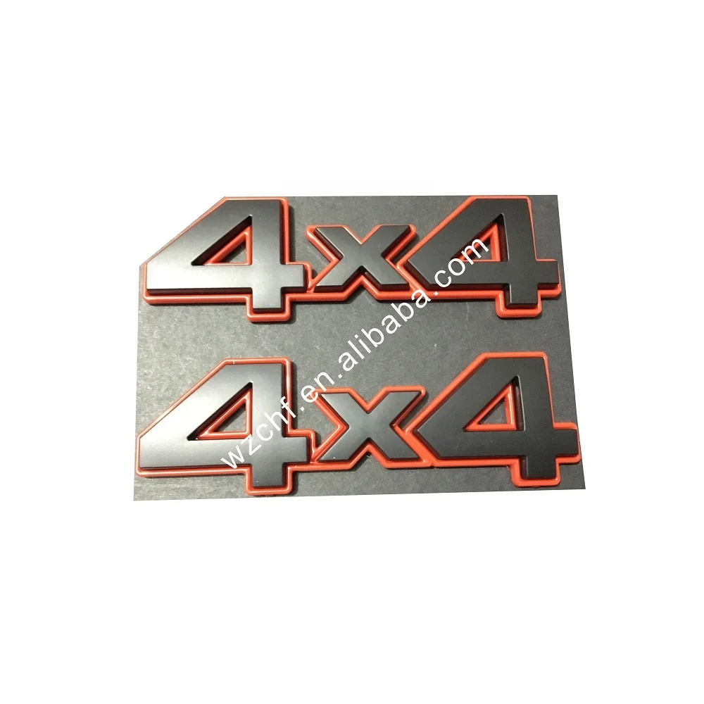 Customized Abs Plastic 4x4 Body Decoration Car Sticker Badge Emblem