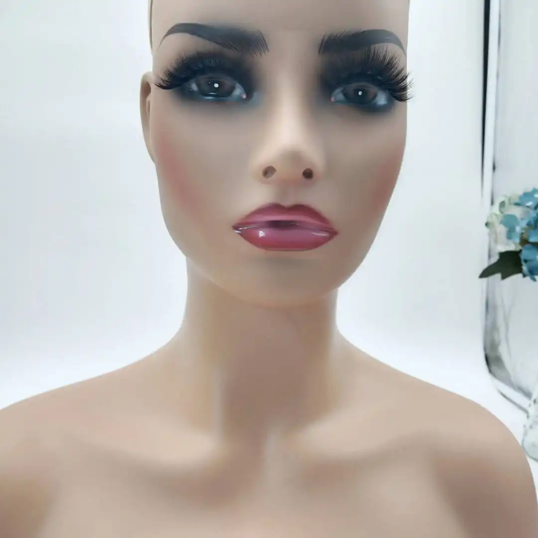 Wholesale Mannequin Head Wig Stand Display Realistic Female Wig
