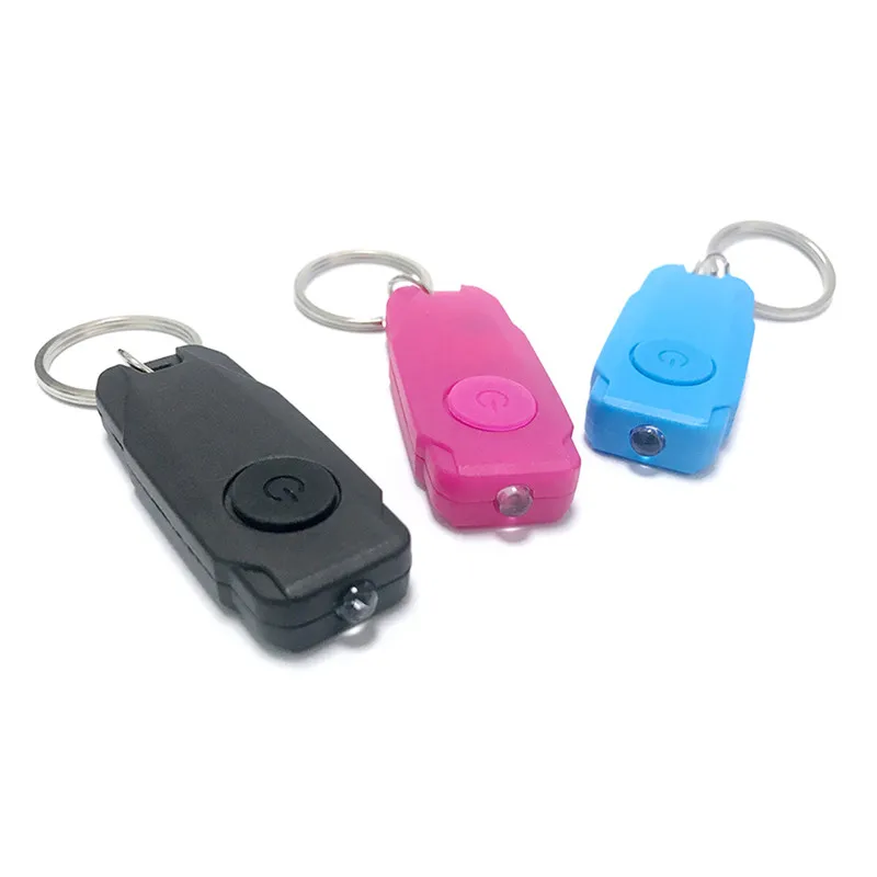2020 Navidad Promotion Gift Rechargeable Mini ABS LED Keyring Torch Light Mini Ultraviolet UV Keychain 365nm Flashlight