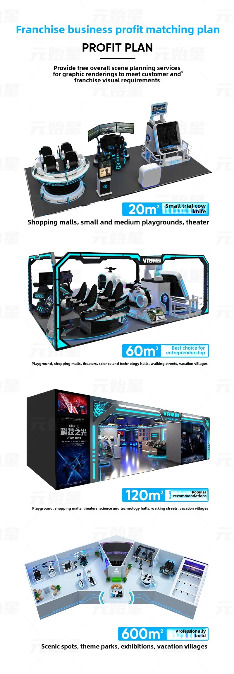 Commercial Full Set Indoor Sensory Simulation Racing Simulator Motorcycles VR Thunder Arcade for Shopping Mall Experience