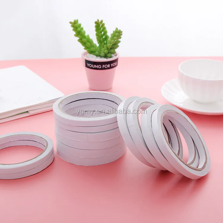 8m White Super Strong Double Sided Adhesive Tape Paper Strong Ultra Thin High Adhesive Cotton Double Sided Tape Dropshipping Buy Double Sided Tape Ultra Thin High Adhesive Cotton Double Sided Tape Dropshipping 8m White Super Strong Double Sided