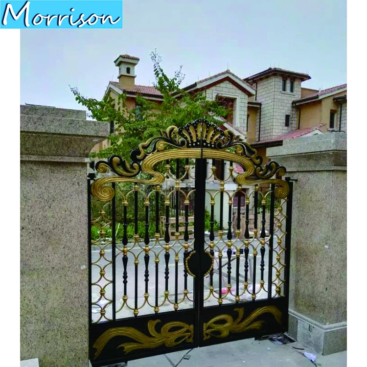 2020 Fancy Luxury Gates House Main Iron Gate Designs Wrought Iron Gate