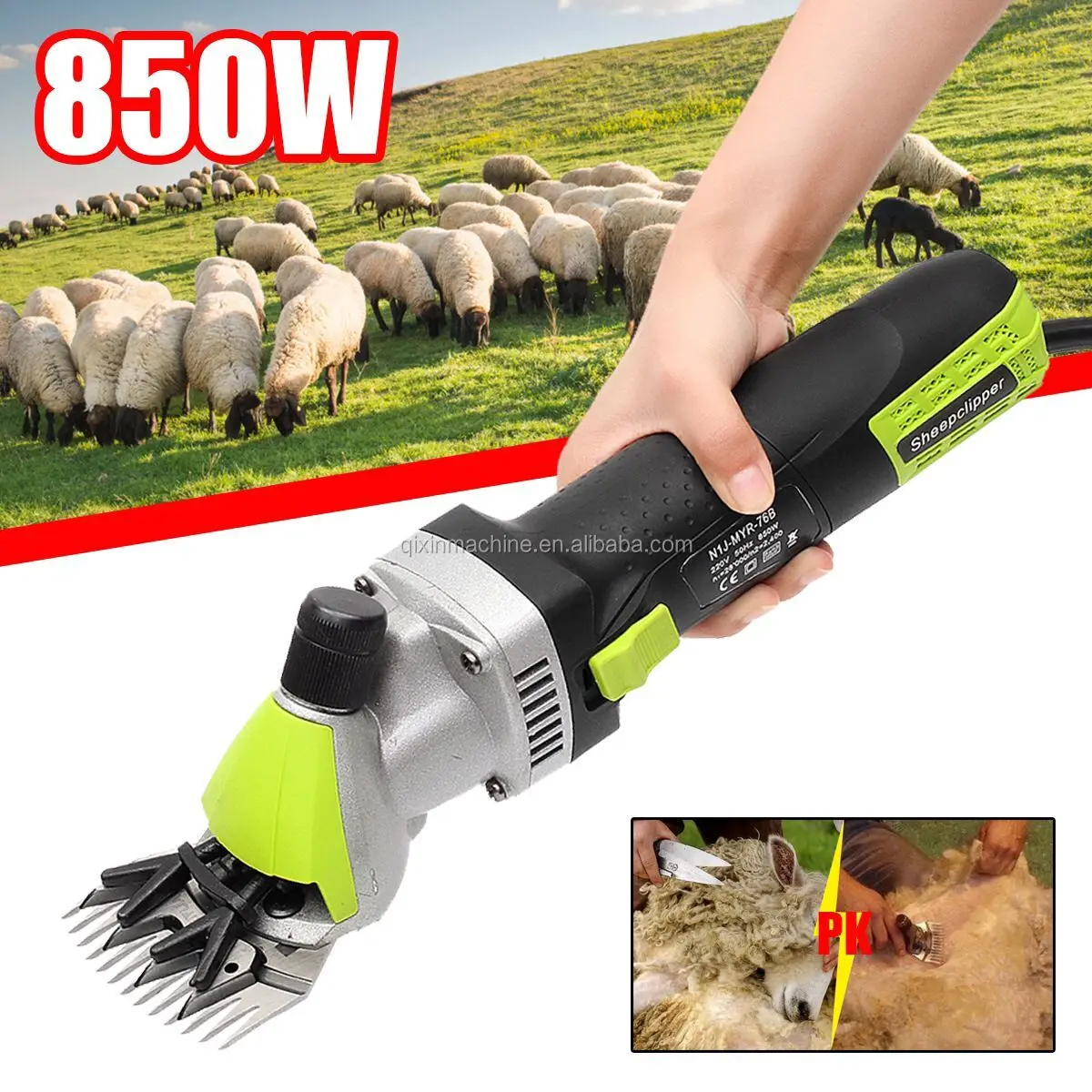 850w High Power Electric Sheep Clippers /sheep Shears/sheep Wool ...