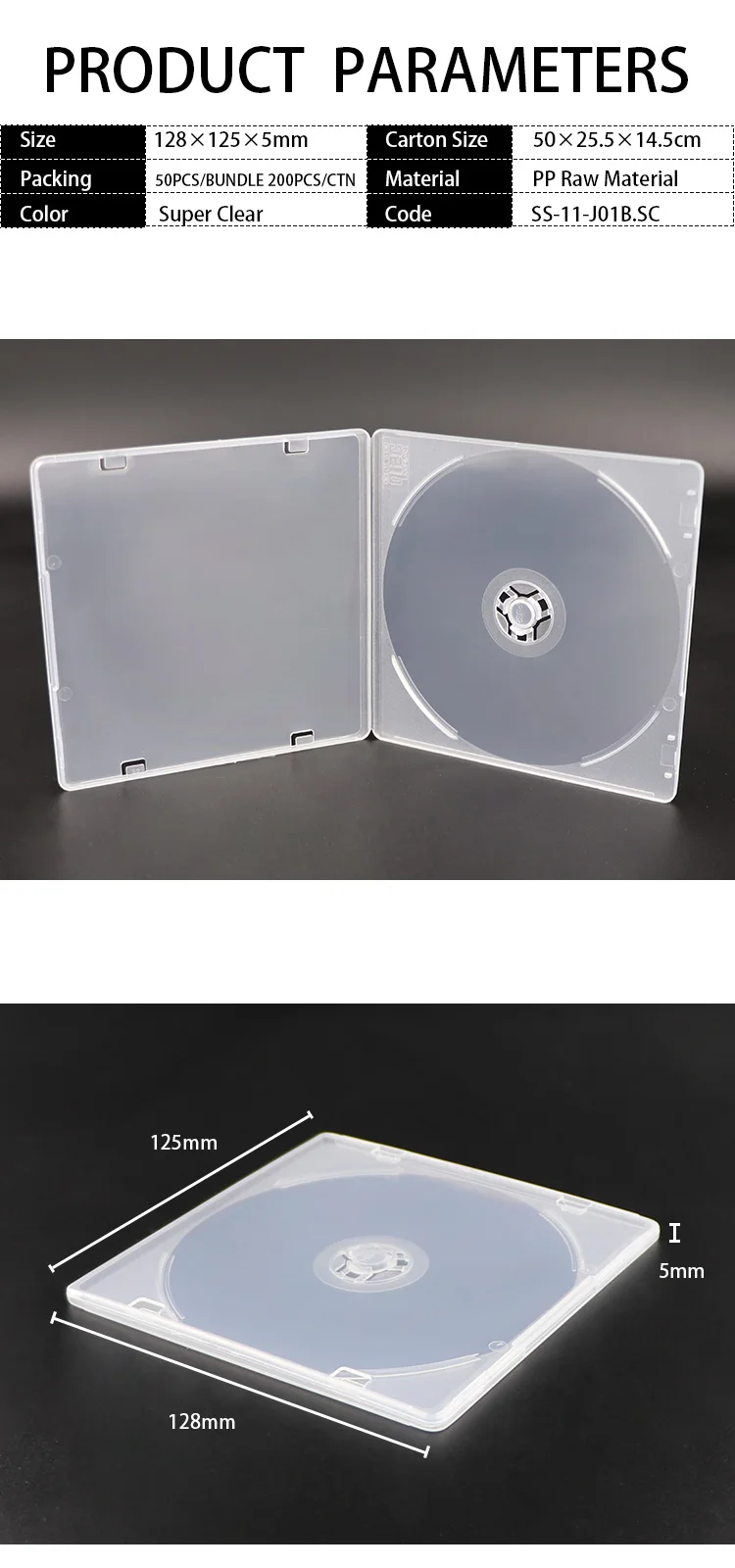 Overlay Film Dvd Display Box Set Multi Cd Jewel Draagbare Muziek Dvds