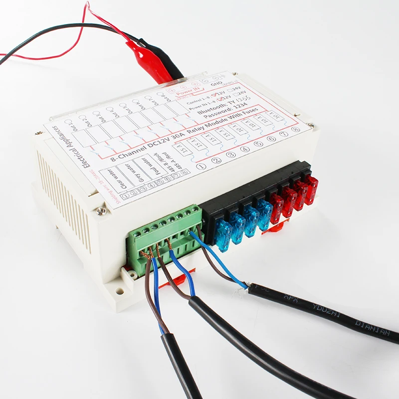 TYTXRV DC12V 30A 8 Gang RV Control Panel - Smart & Reliable