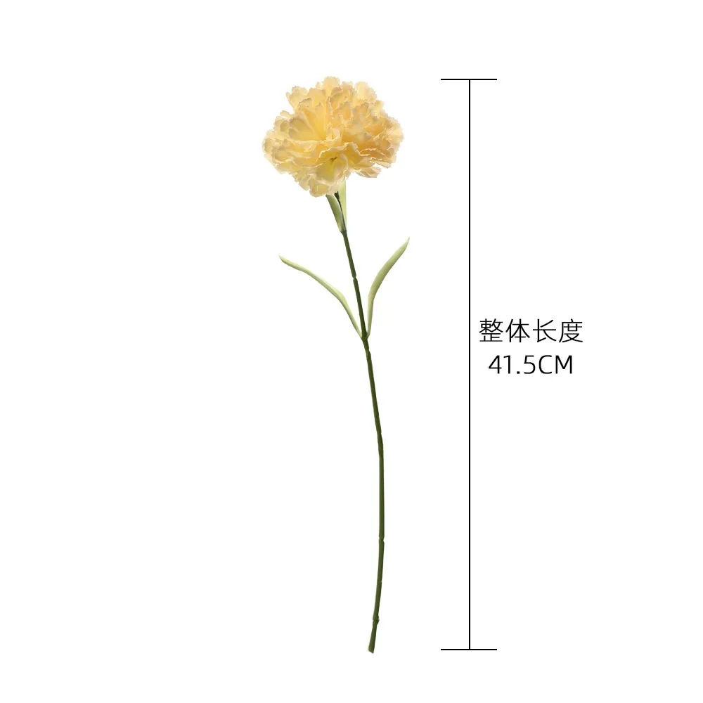 Factory Wholesale Artificial Flower Silk Carnation Flowers For Mother's
